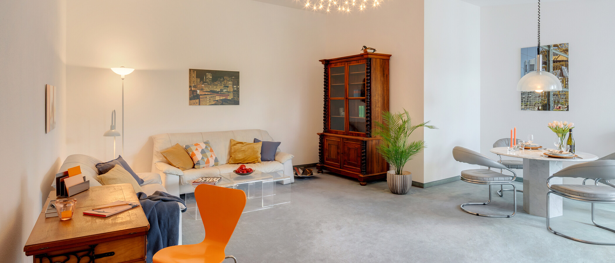apartamento München Harlaching 03 sala de estar 14861