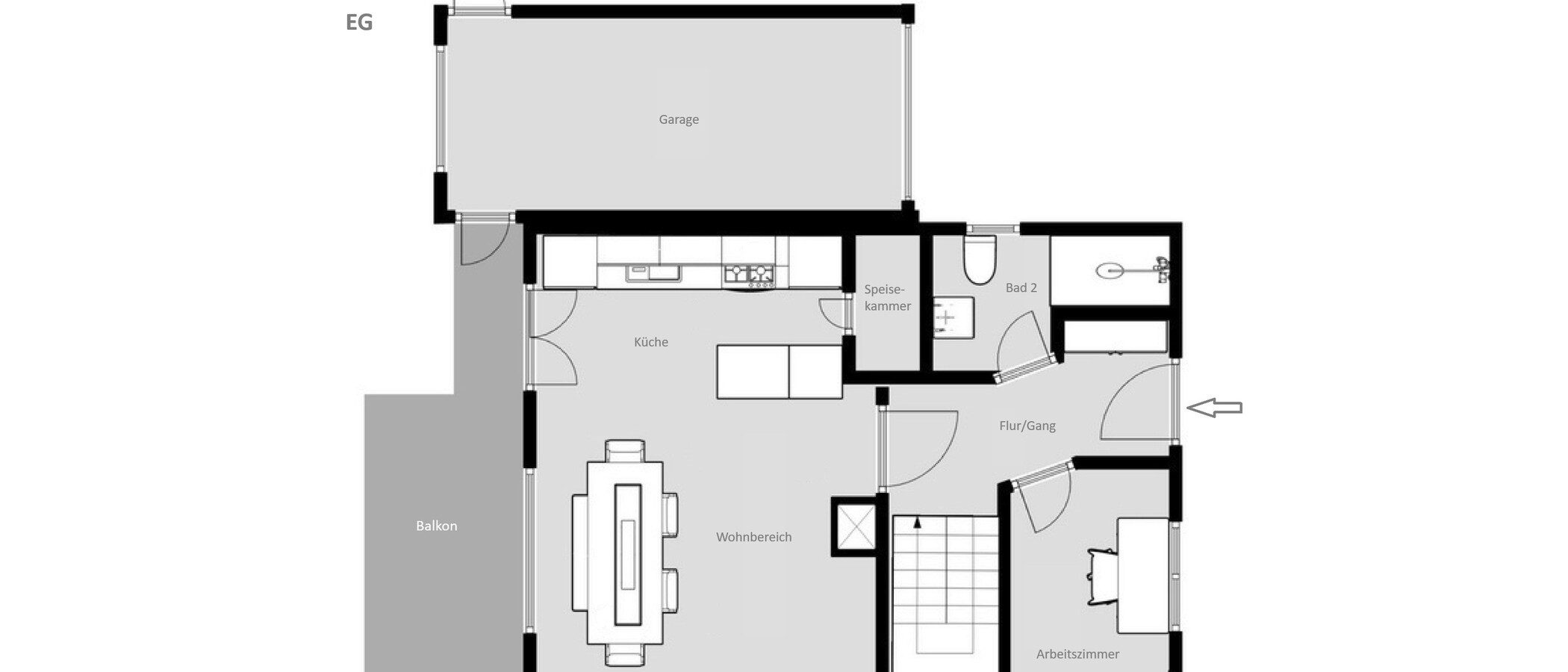 casa pareada Wörthsee 01 plano 14865