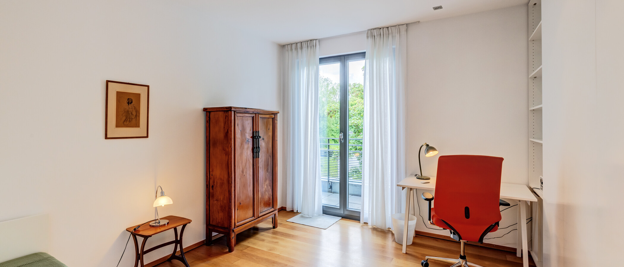 apartamento München Bogenhausen 03 Oficina / Habitación de invitados 14869