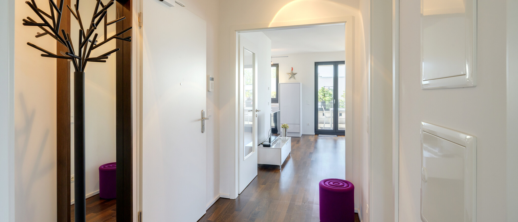 ático con terraza München Altbogenhausen 02 pasillo 14872