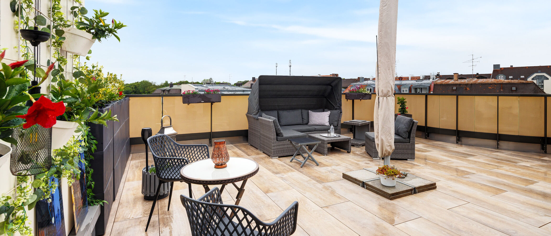ático con terraza München Sendling 01 azotea 14873
