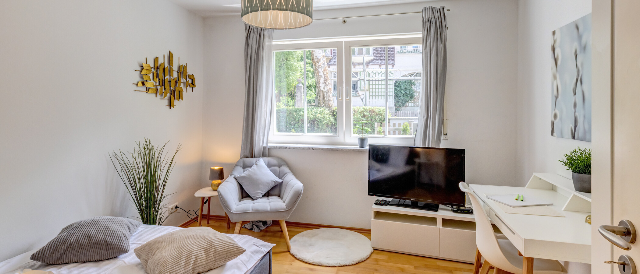 piso con jardín München Pasing 01 dormitorio 14874