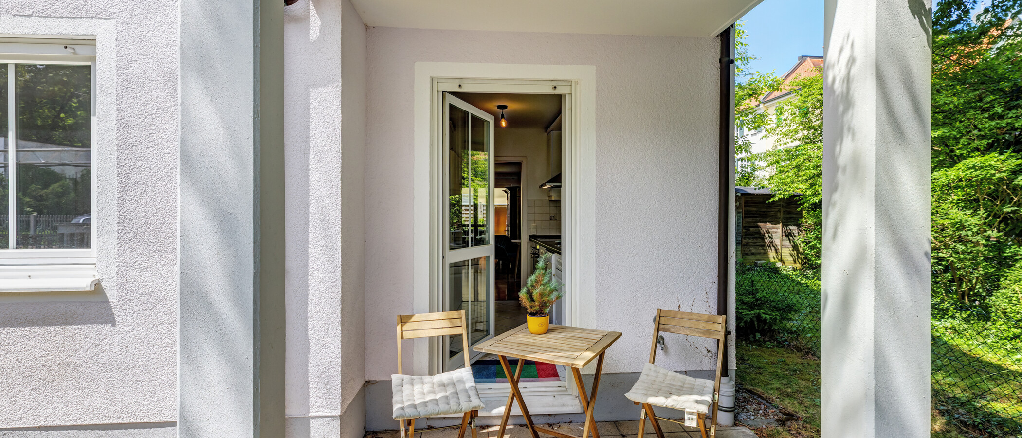 piso con jardín München Pasing 01 2. terraza 14874