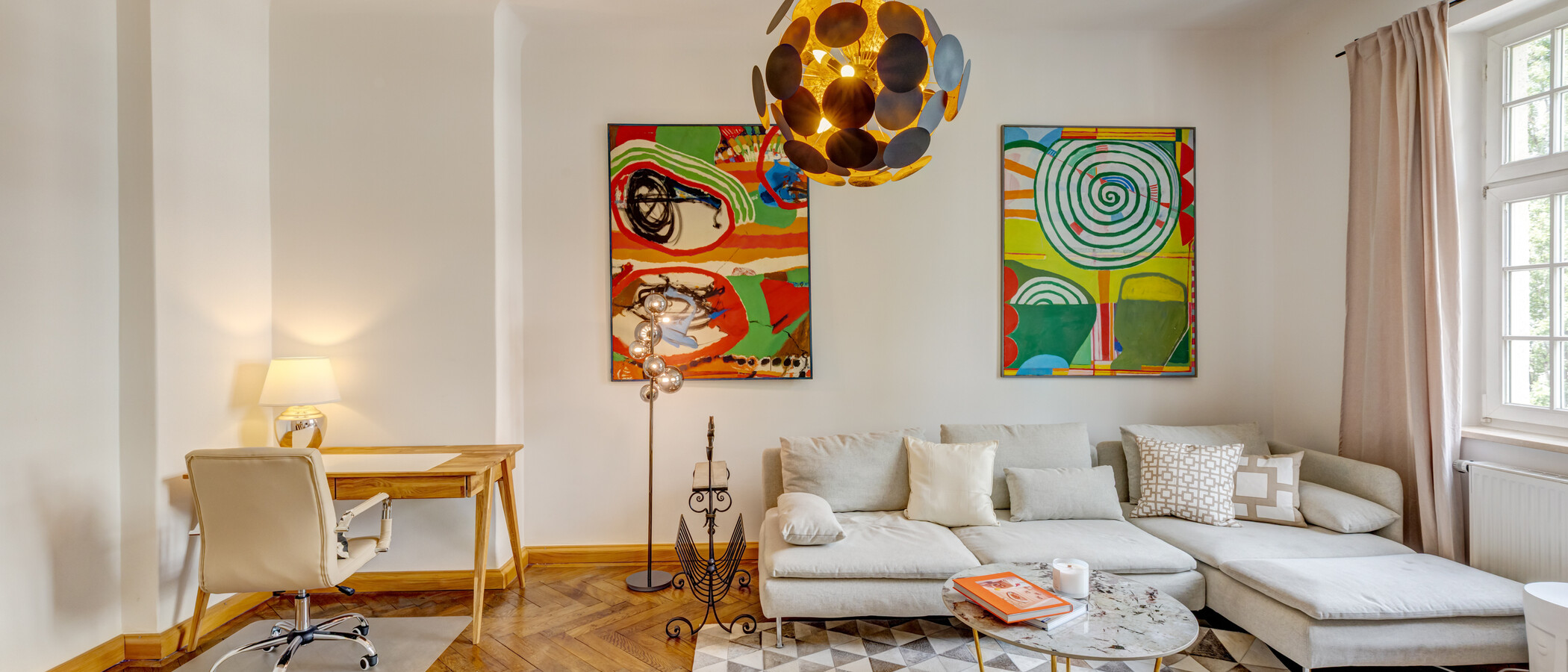 apartamento München Haidhausen 02 sala de estar 14875