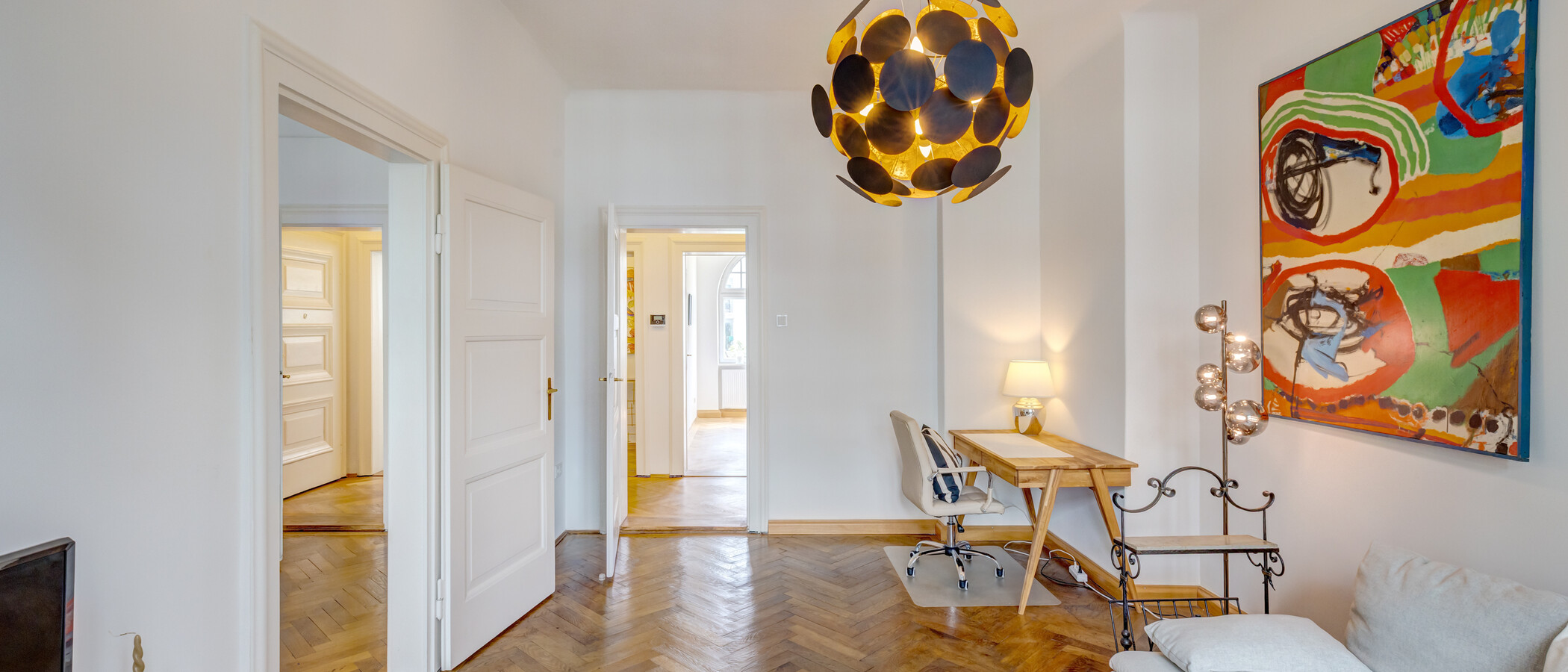 apartamento München Haidhausen 03 sala de estar 14875