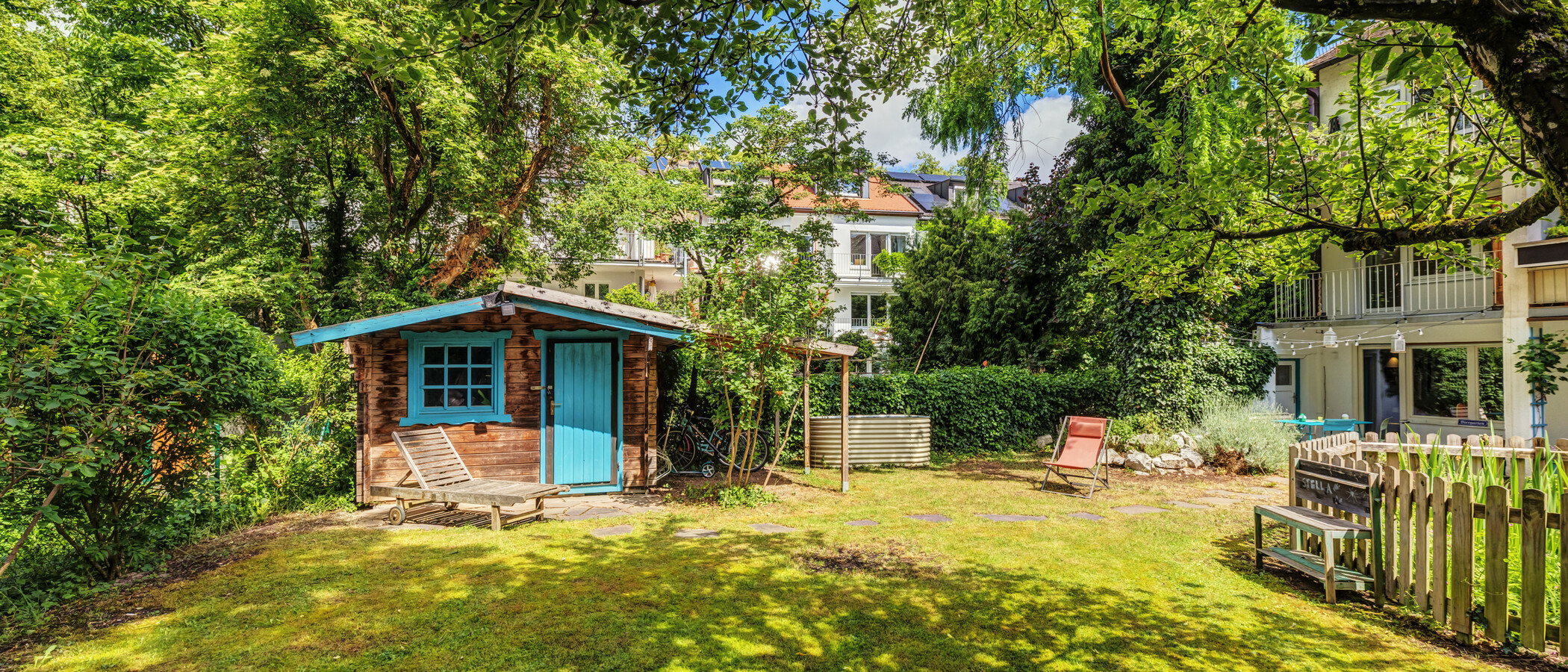 apartamento München Nymphenburg 01 jardín 14877