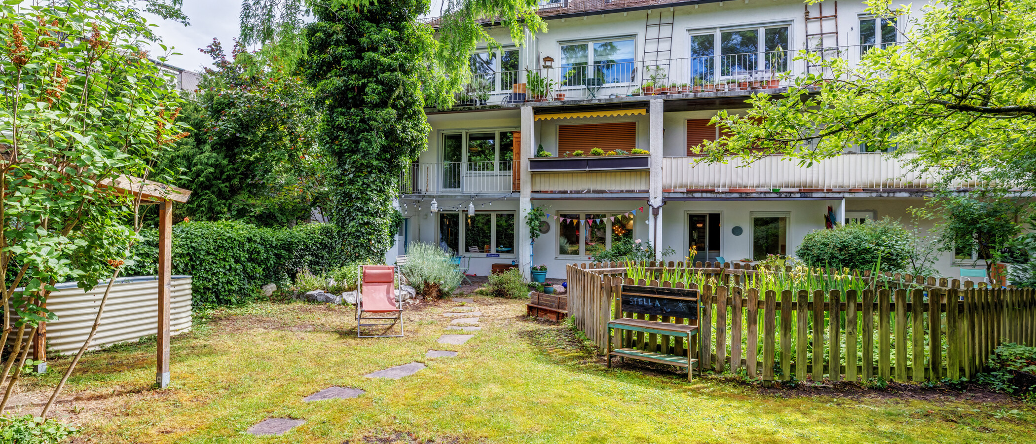 apartamento München Nymphenburg 02 jardín 14877