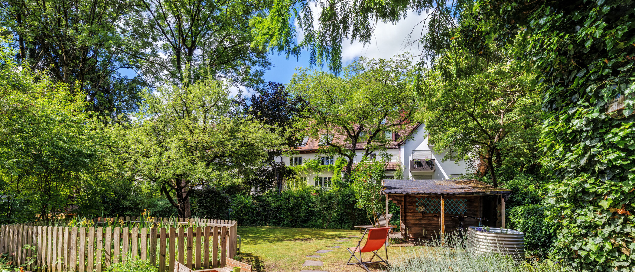 apartamento München Nymphenburg 04 jardín 14877