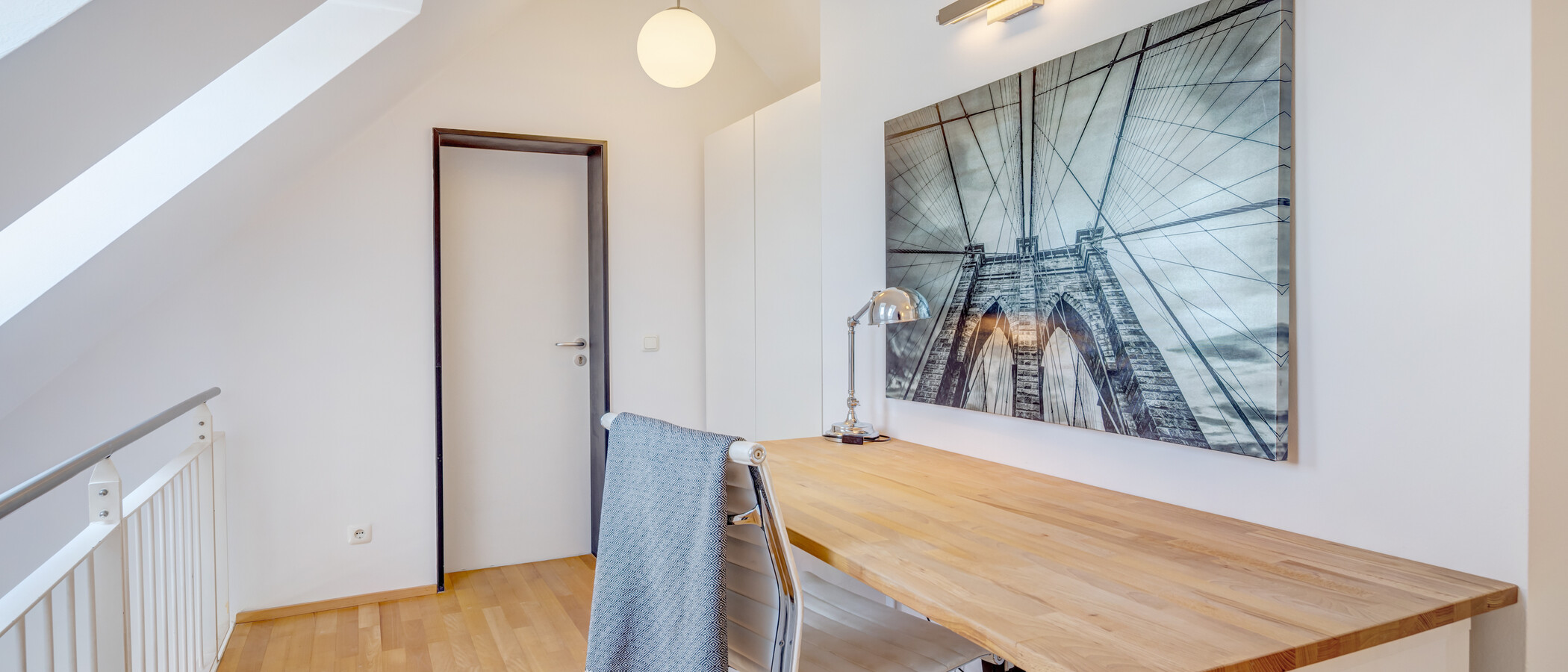 piso con galería München Maxvorstadt 02 área de trabajo 14890