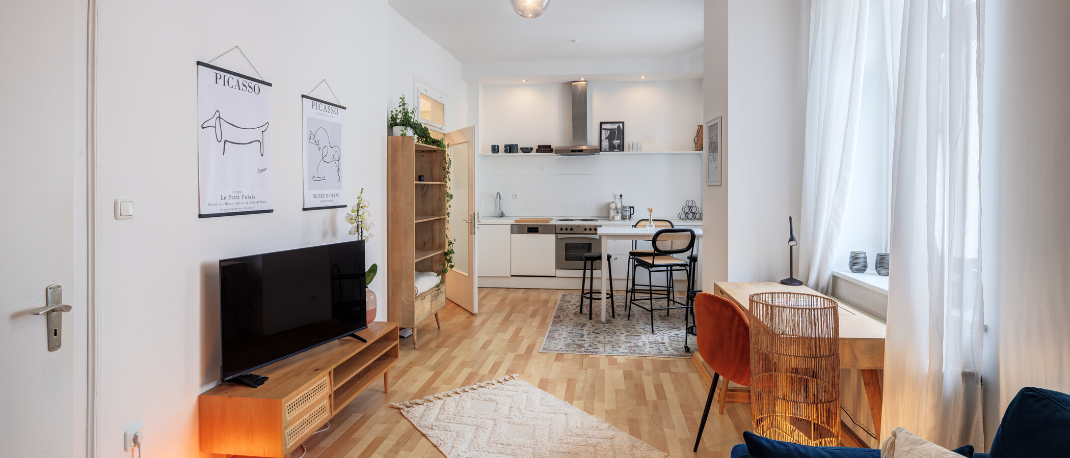 apartamento München Schwabing-West 04 zona de día  14894