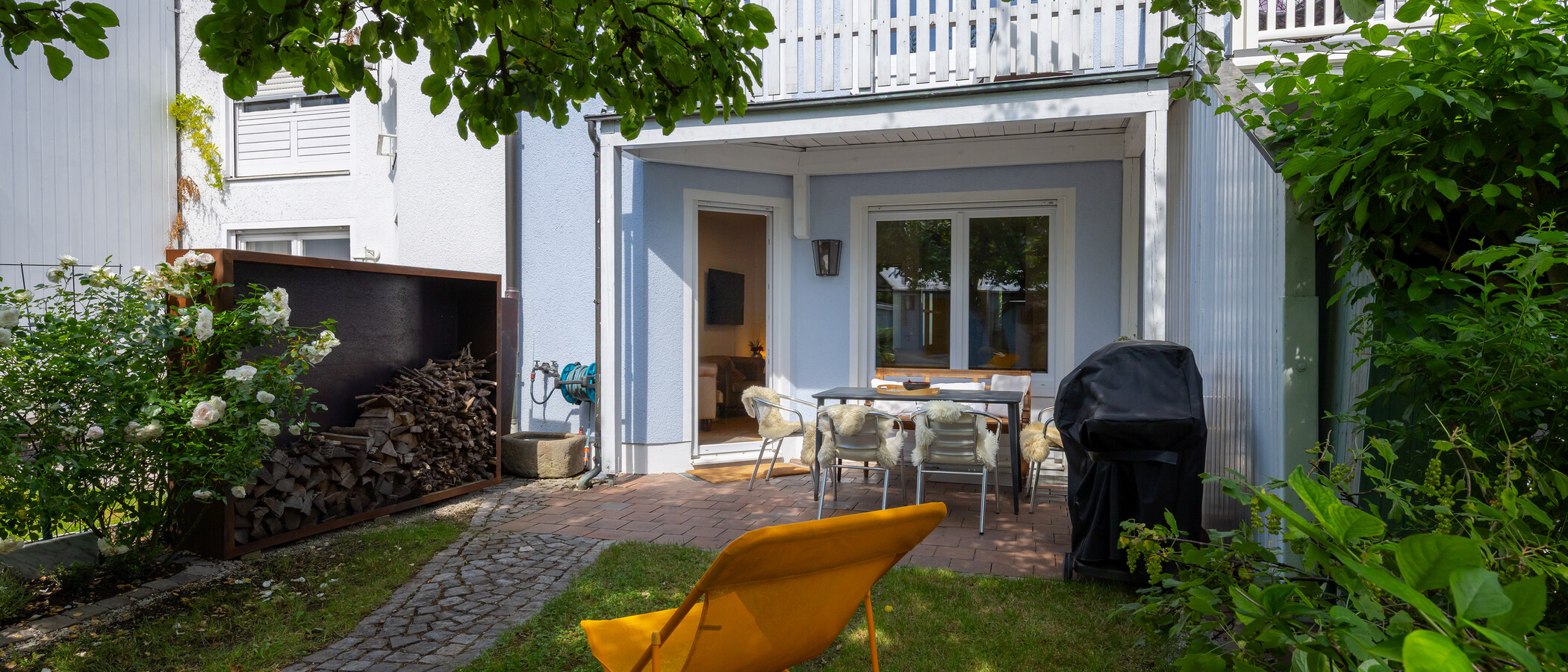 chalet adosado en el medio München Untergiesing 02 jardín 14900