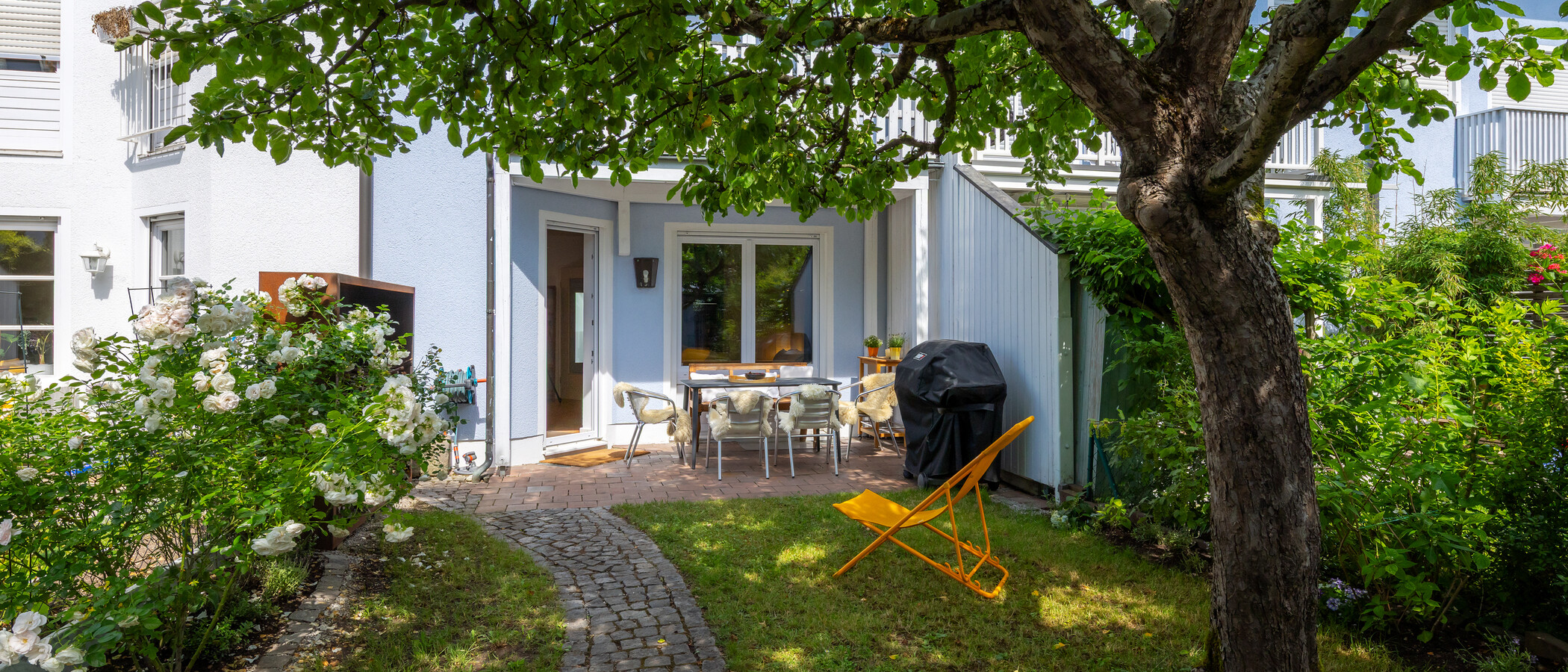 chalet adosado en el medio München Untergiesing 01 terraza 14900