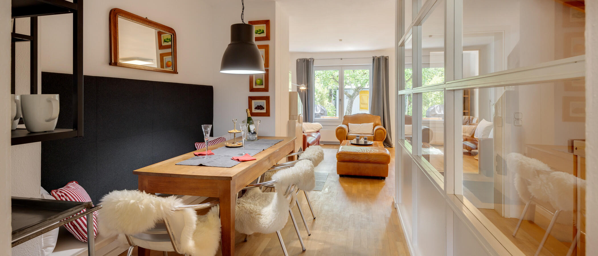 chalet adosado en el medio München Untergiesing 01 zona comedor 14900