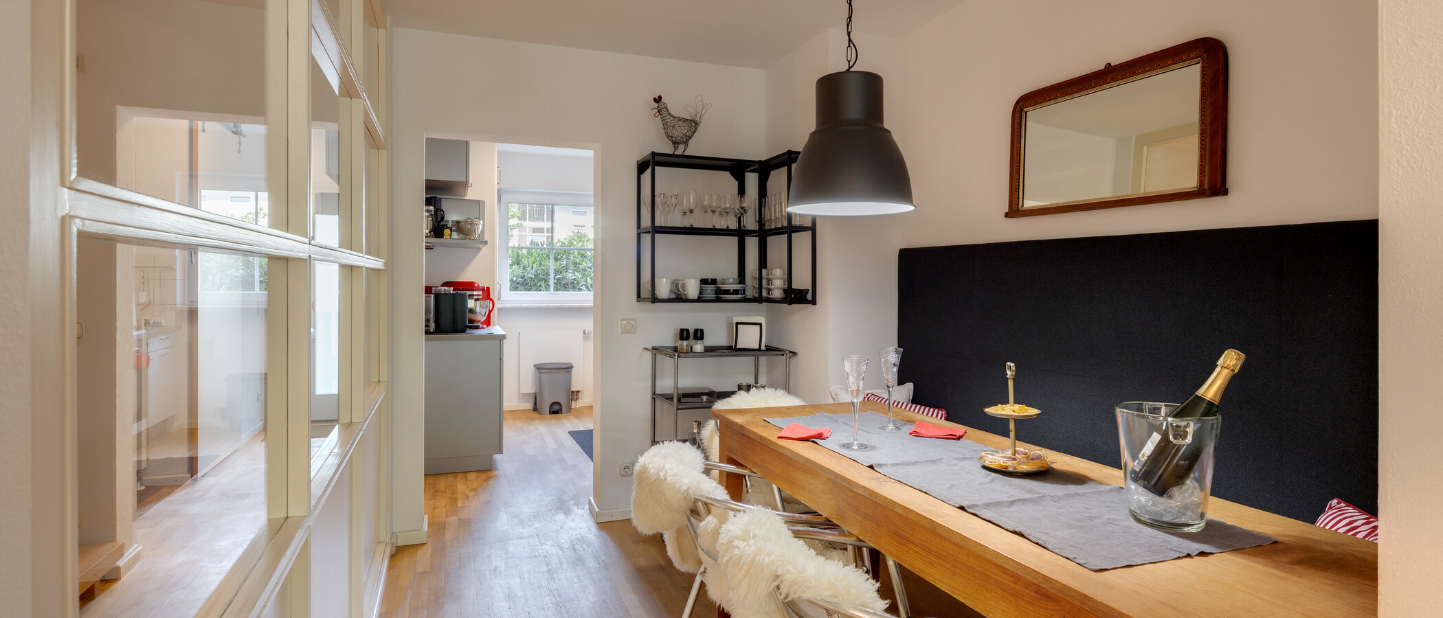 chalet adosado en el medio München Untergiesing 02 zona comedor 14900
