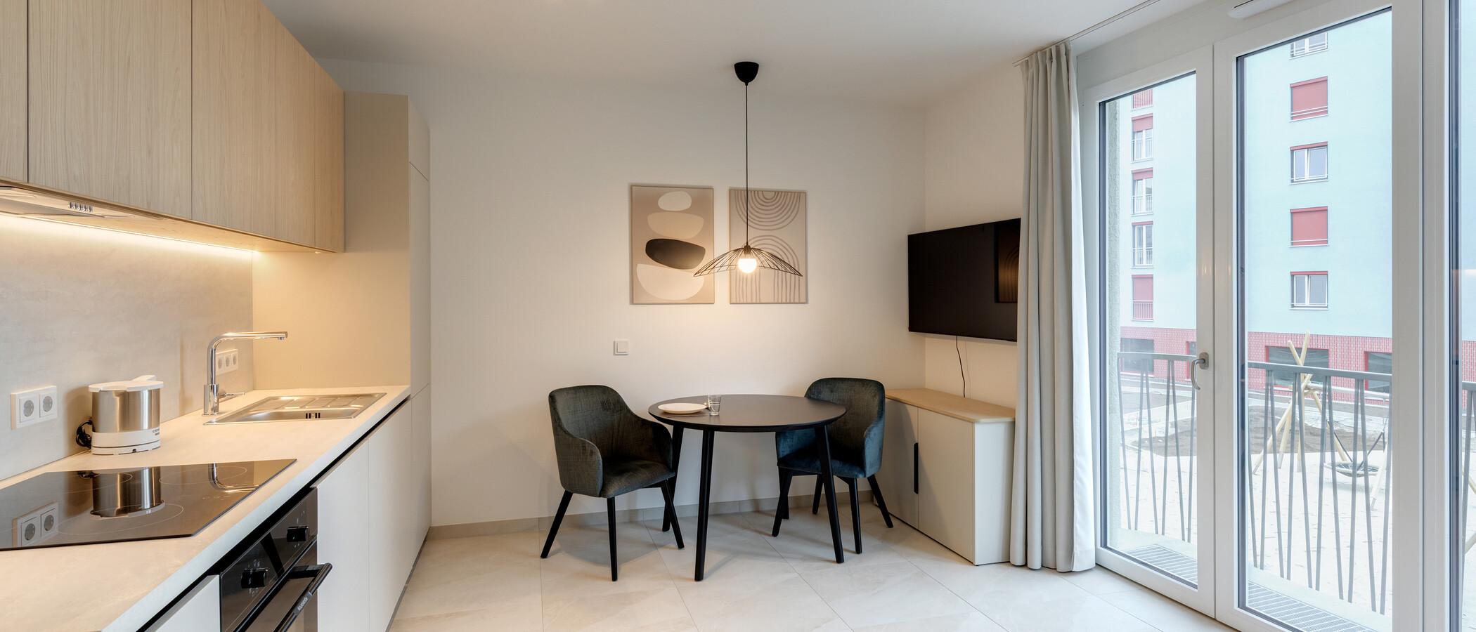 apartamento München Berg am Laim 01 zona de día  14903