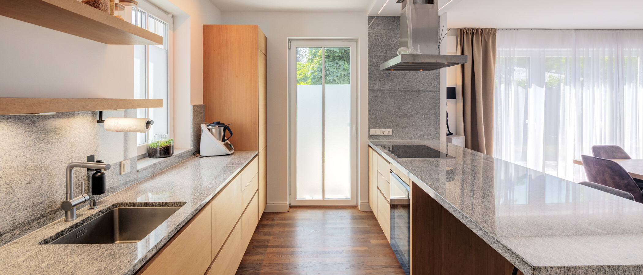 piso con jardín München Freimann 02 cocina 14904