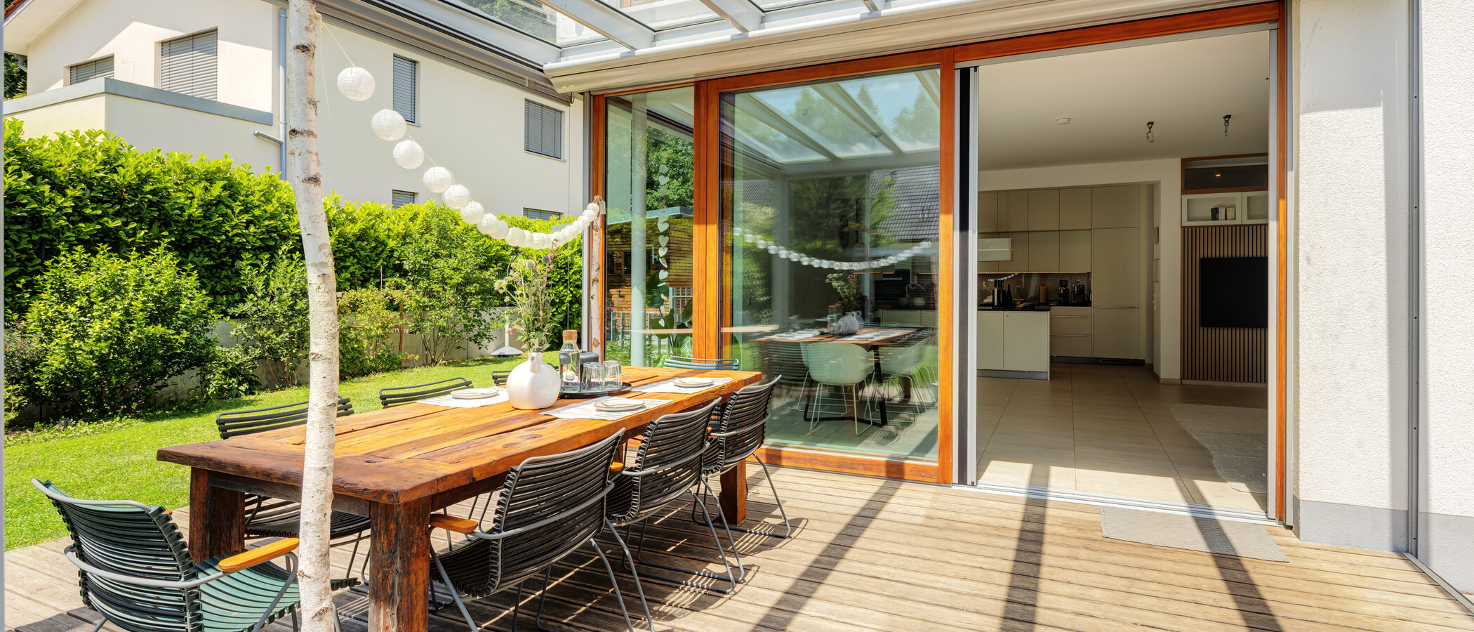 casa pareada Inning am Ammersee 03 terraza 14905