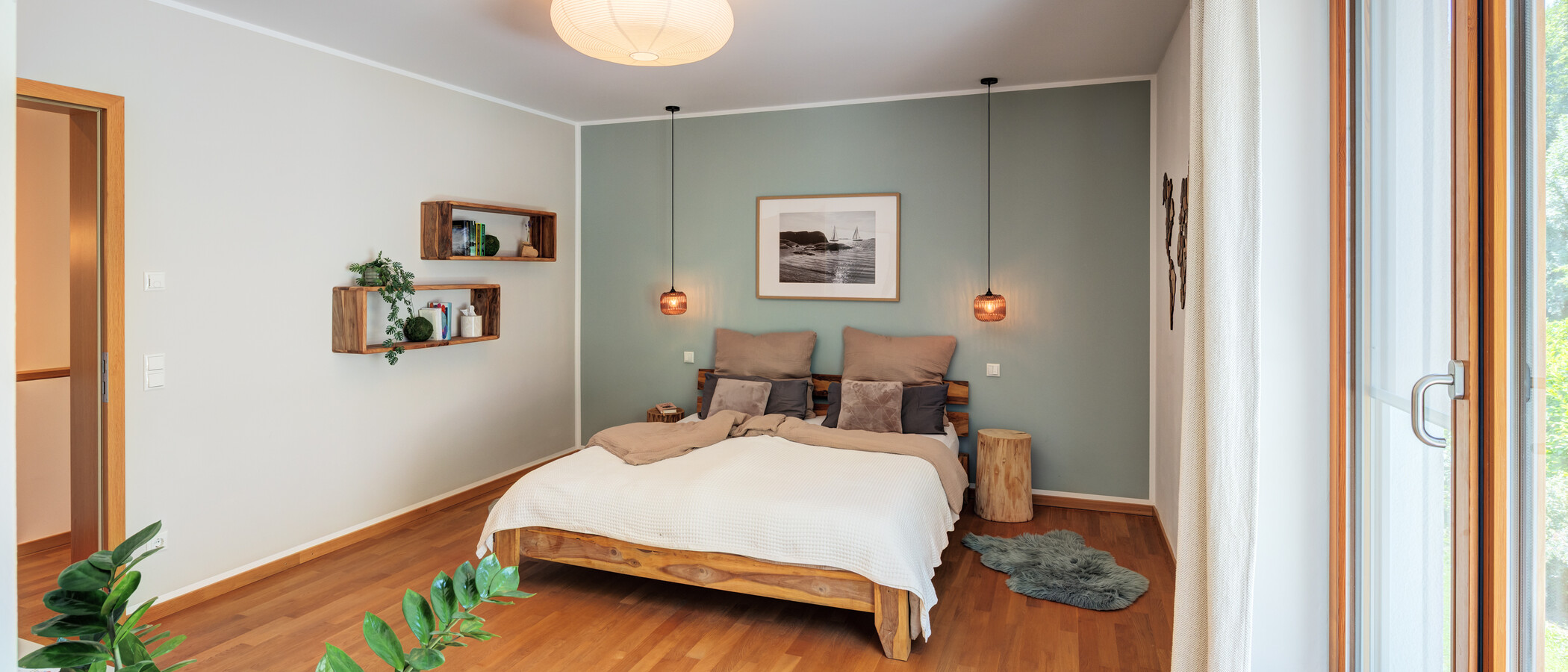 casa pareada Inning am Ammersee 01 1. dormitorio 14905