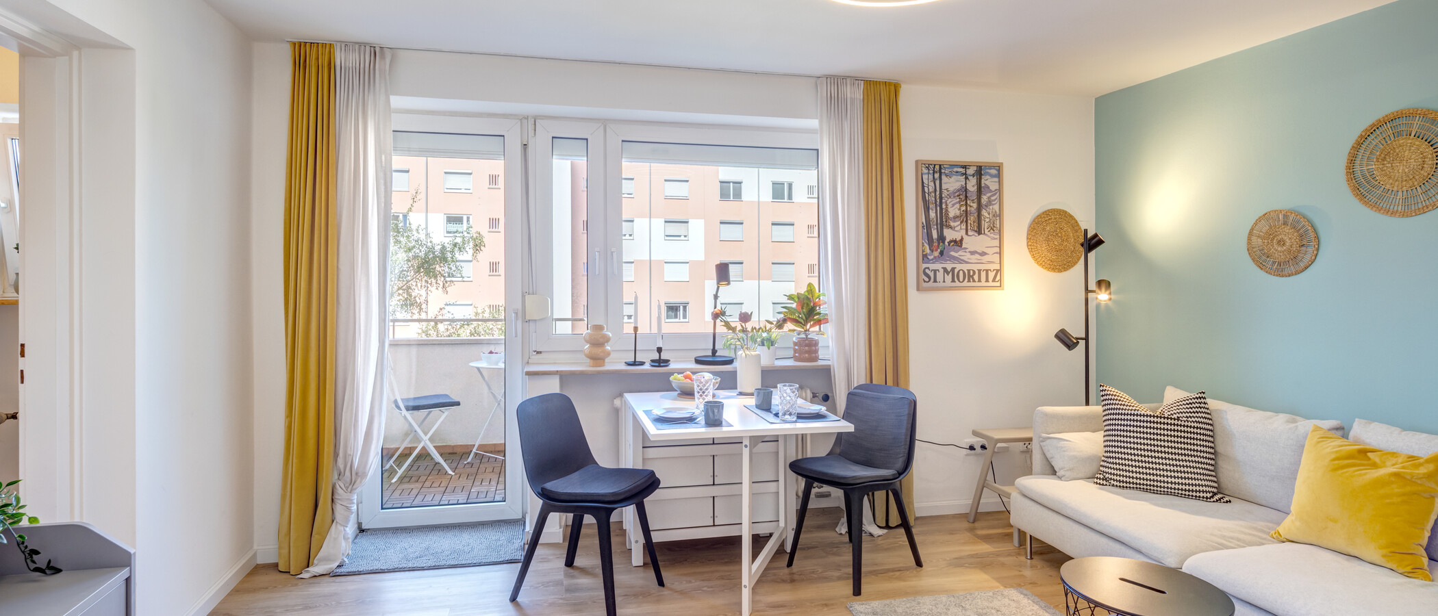 apartamento München Fasanerie 02 zona de día  14906