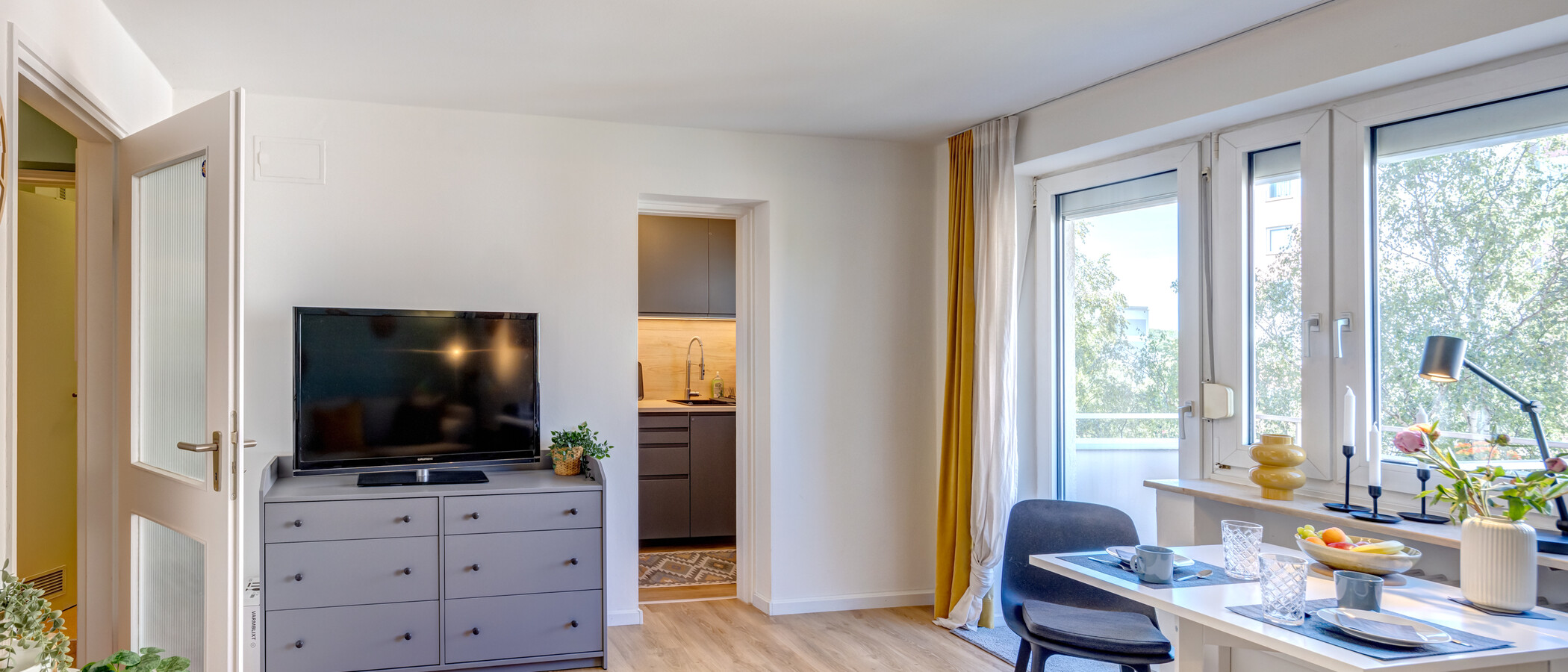 apartamento München Fasanerie 03 zona de día  14906