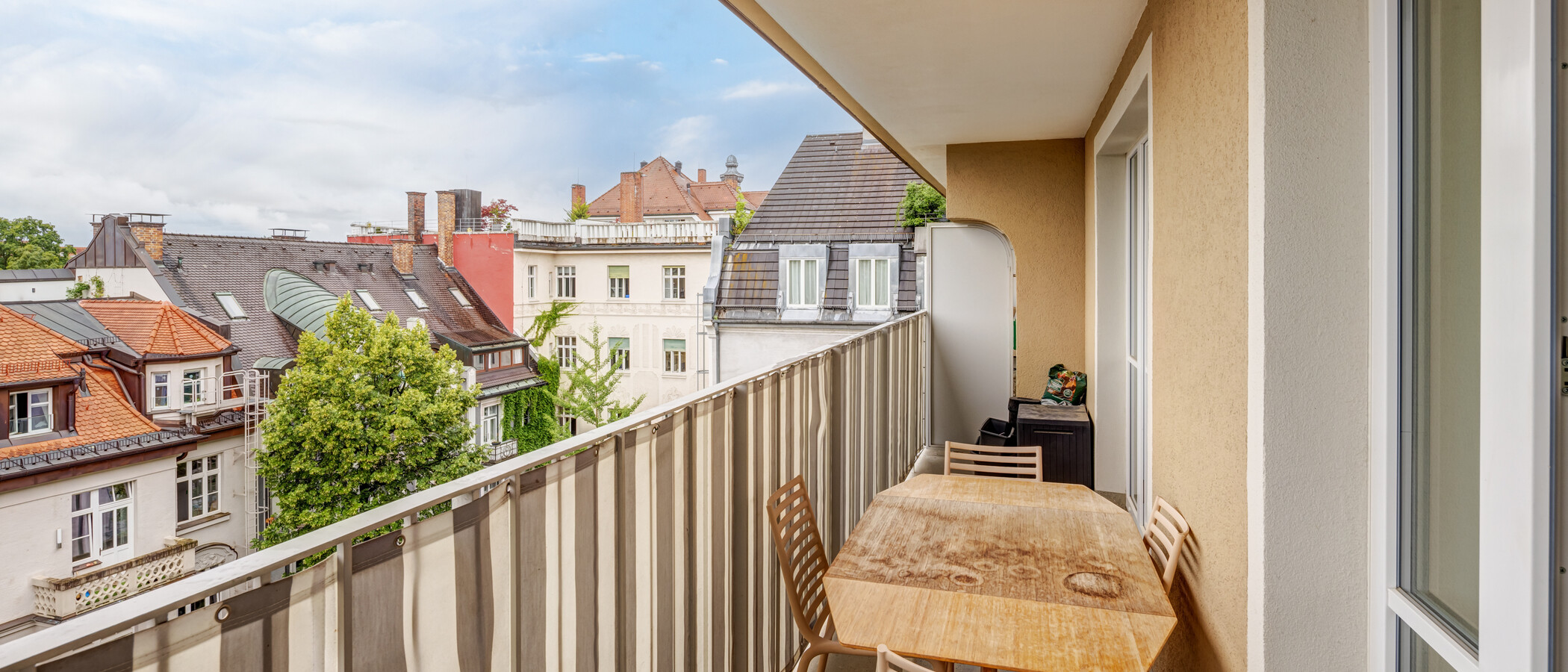dúplex München Schwabing 01 balcón 14908