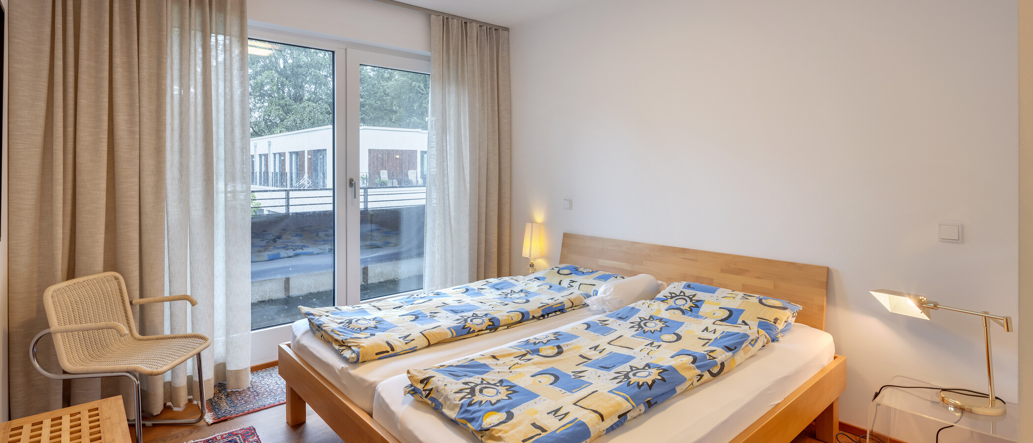 ático con terraza München Menterschwaige 01 dormitorio 14914