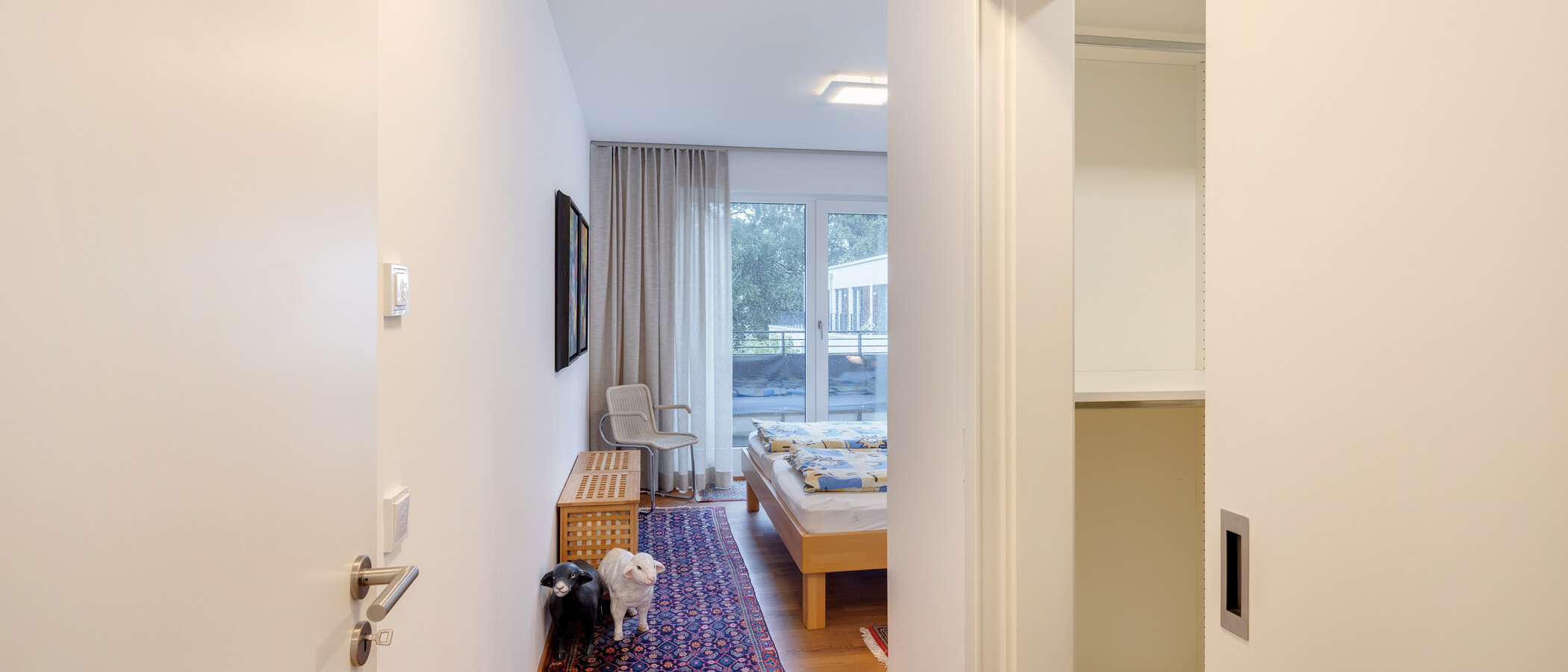ático con terraza München Menterschwaige 05 dormitorio 14914
