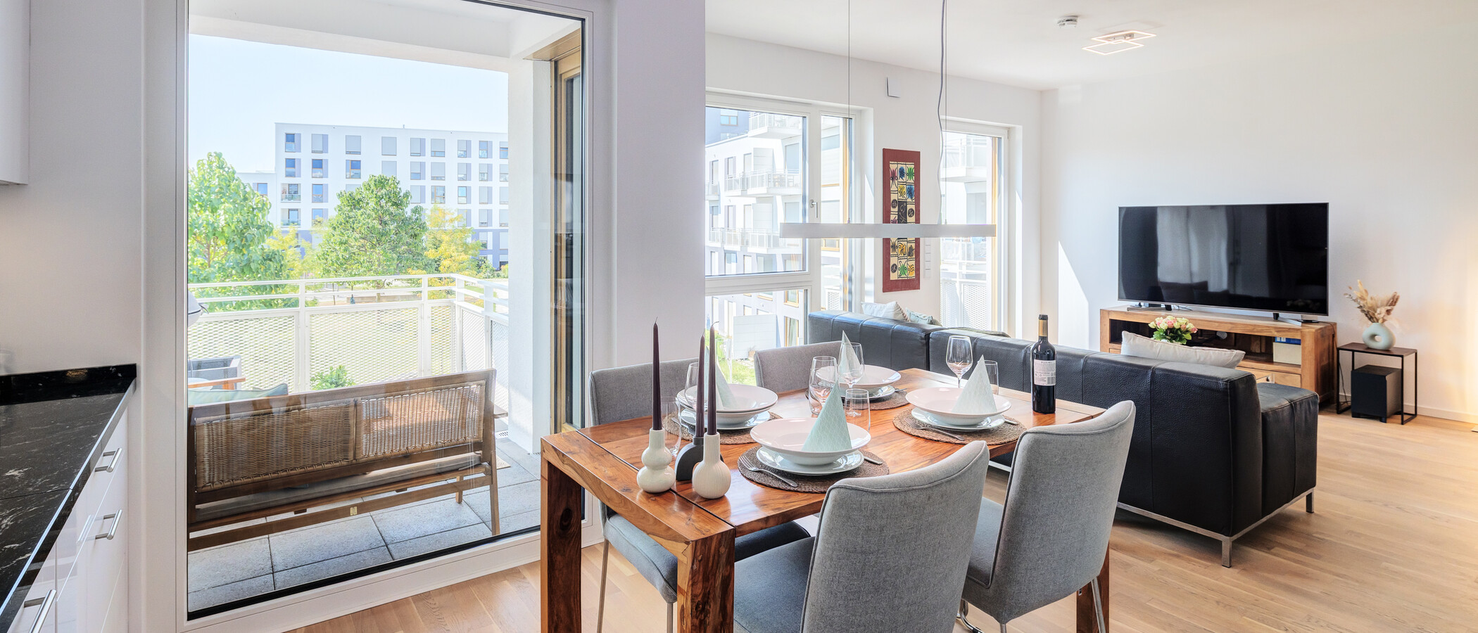 apartamento München Pasing 01 zona de día  14915