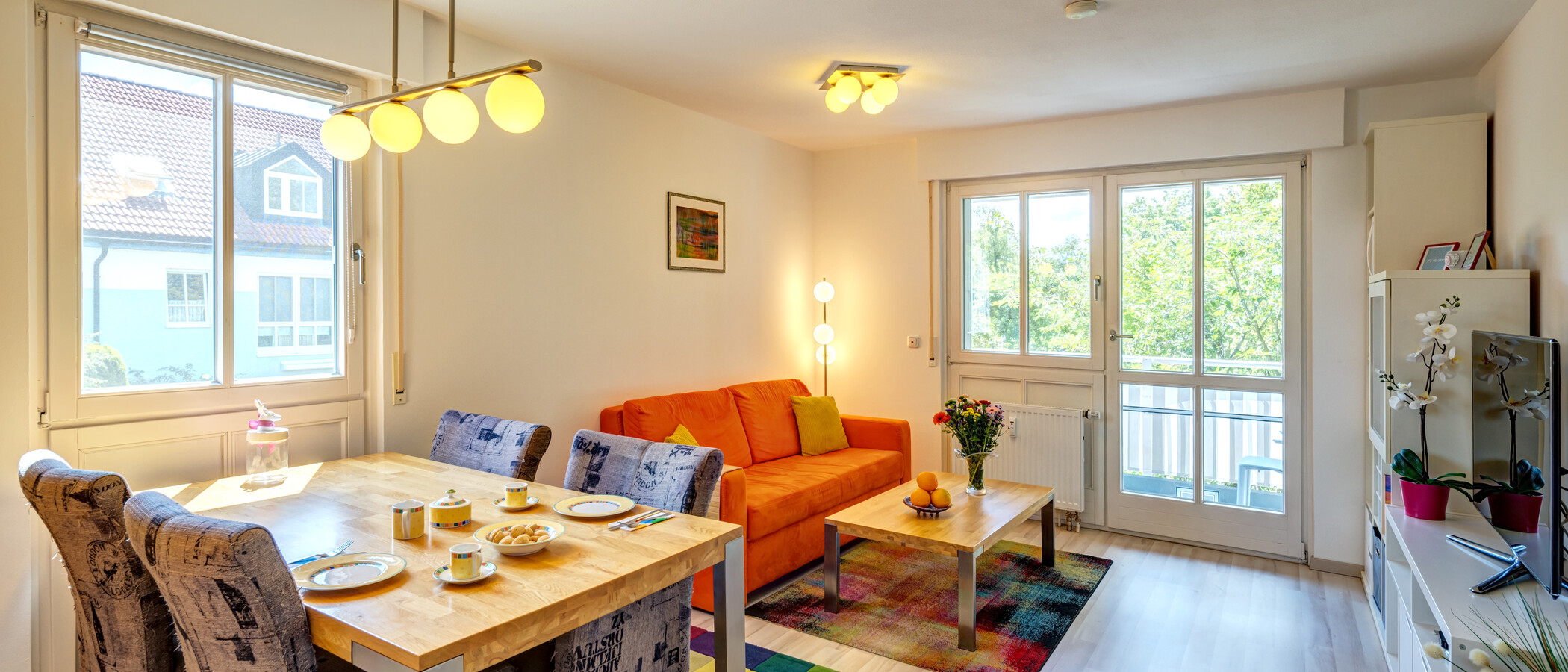 apartamento München Lerchenau 02 zona de día  14916
