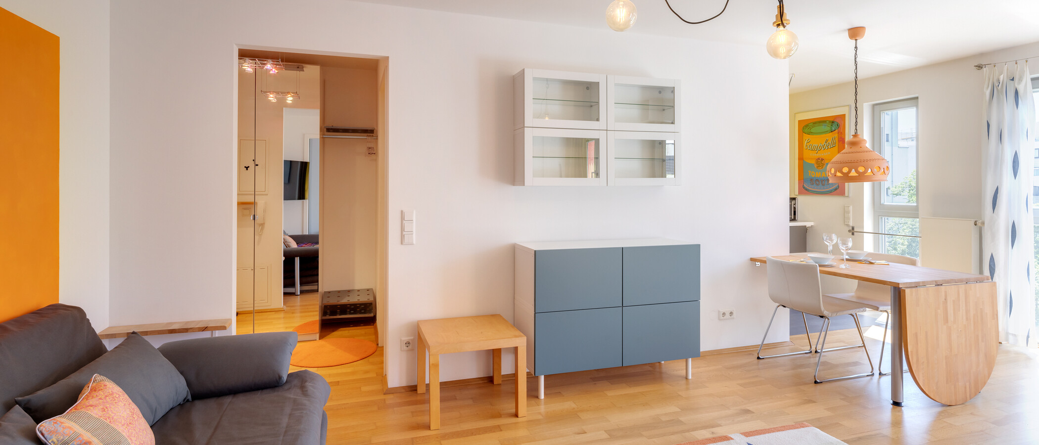 apartamento München Haidhausen 04 zona de día  14922