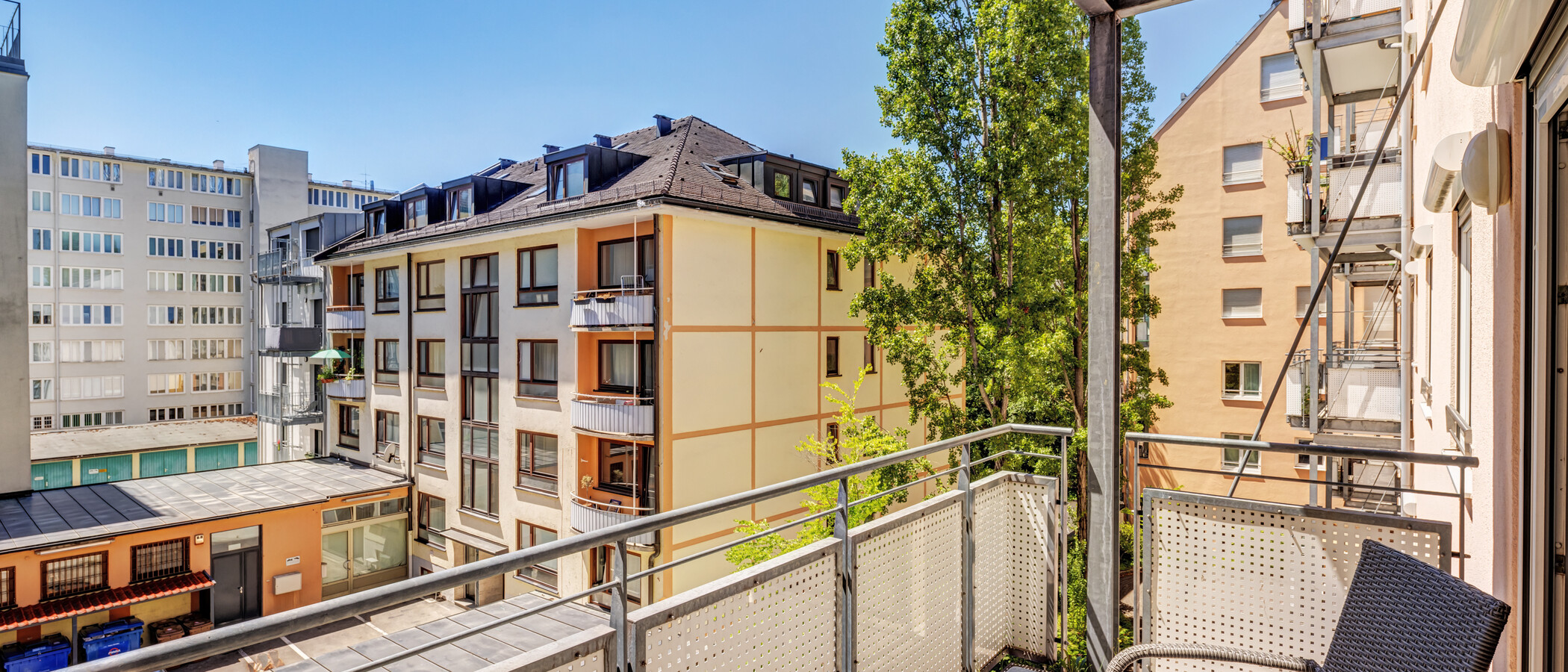 apartamento München Maxvorstadt 01 balcón 14928
