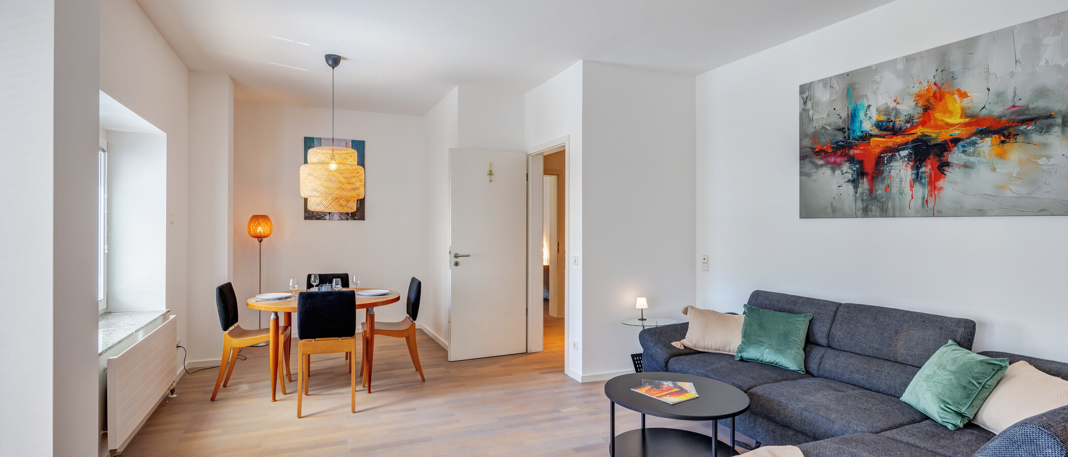 apartamento München Maxvorstadt 03 zona de día  14928