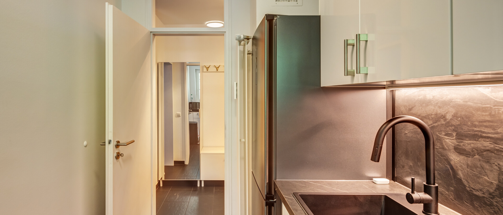piso con jardín München Herzogpark 03 cocina 14929