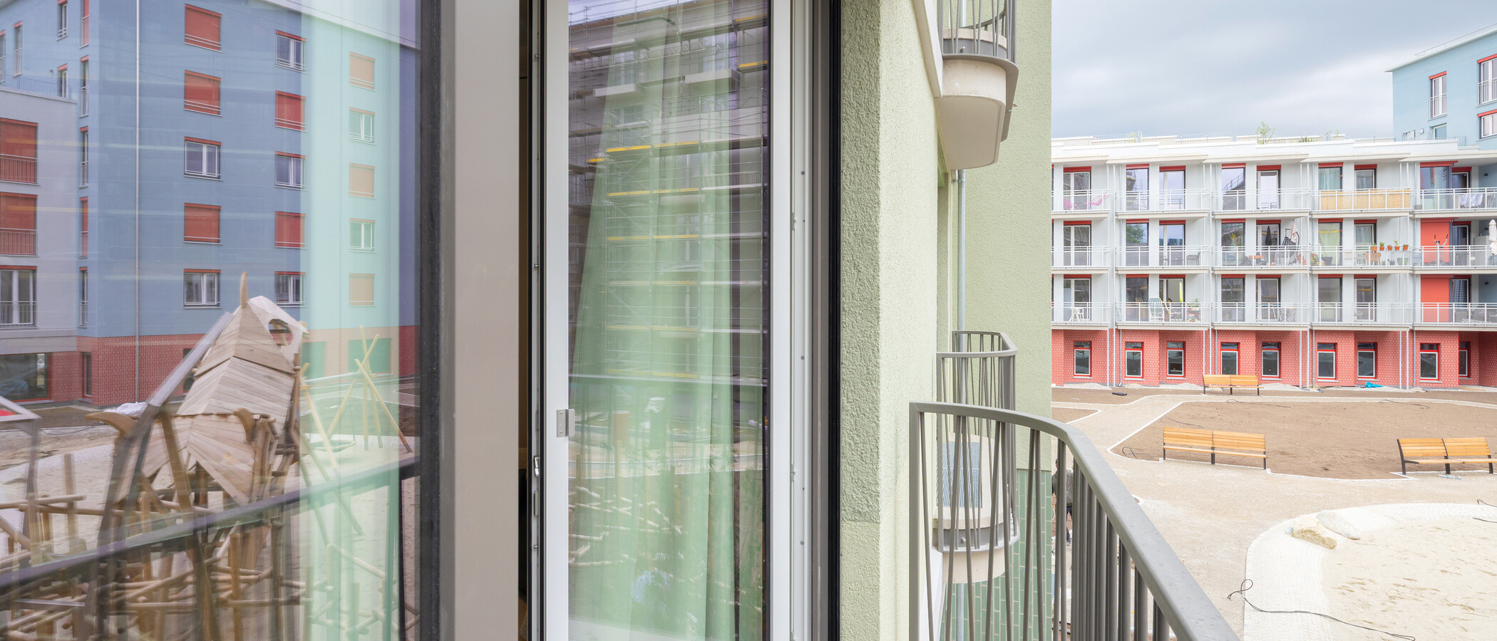 apartamento München Berg am Laim 01 balcón 14931