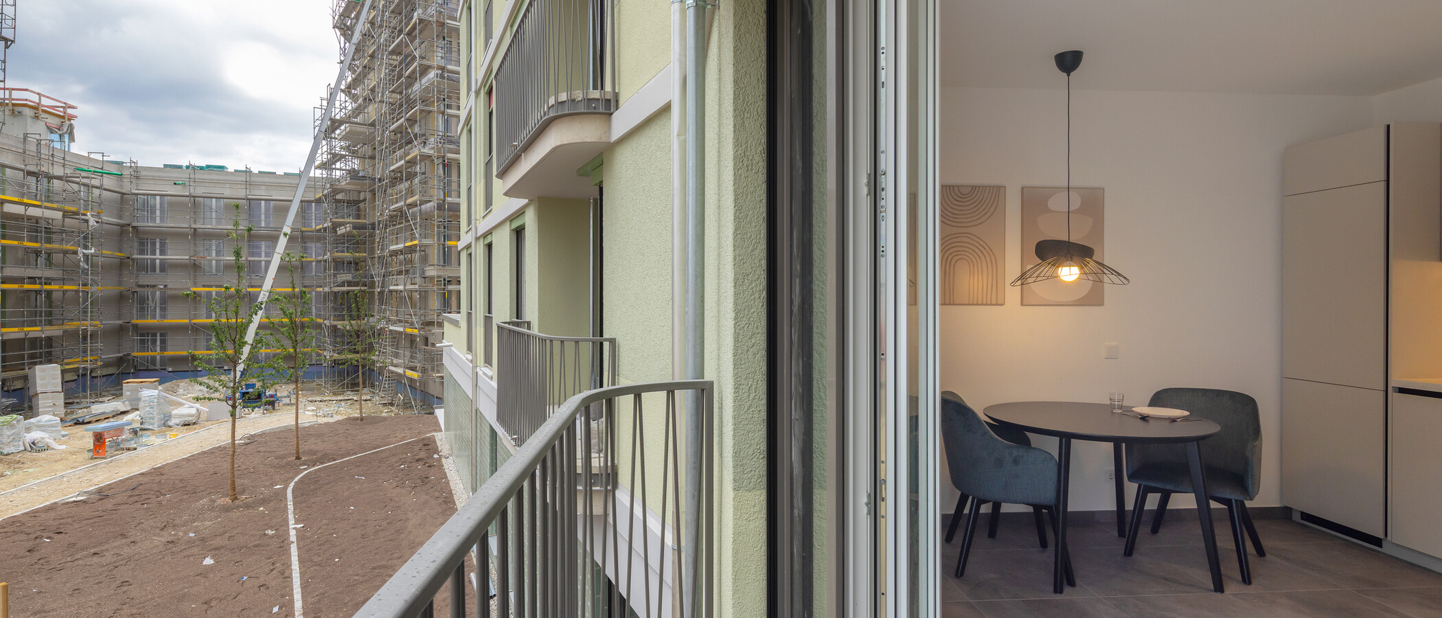 apartamento München Berg am Laim 02 balcón 14931