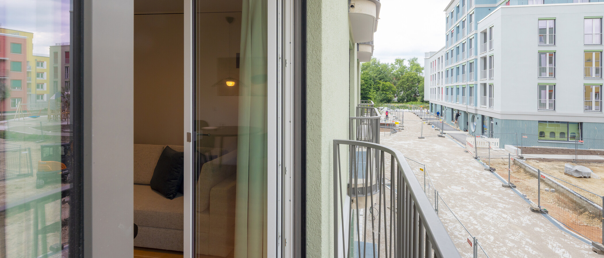 apartamento München Berg am Laim 01 balcón 14932