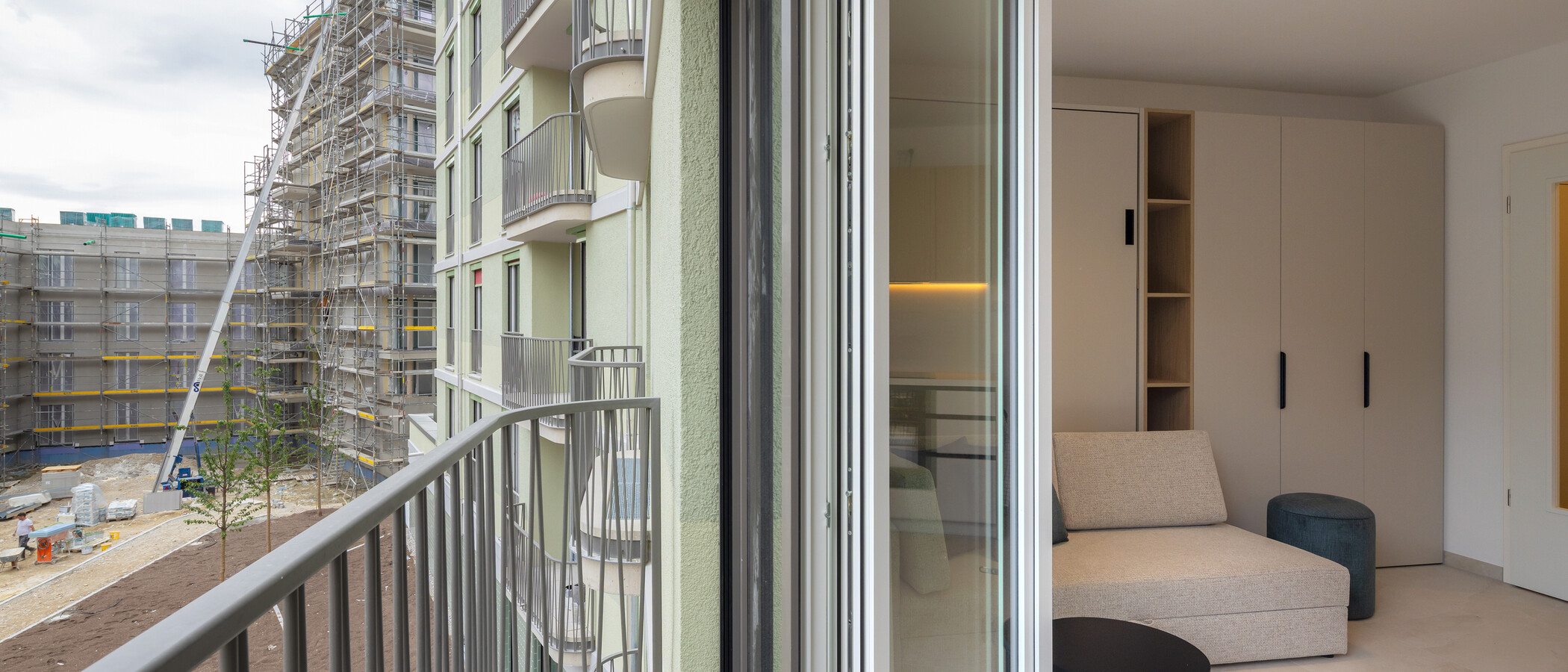 apartamento München Berg am Laim 02 balcón 14933