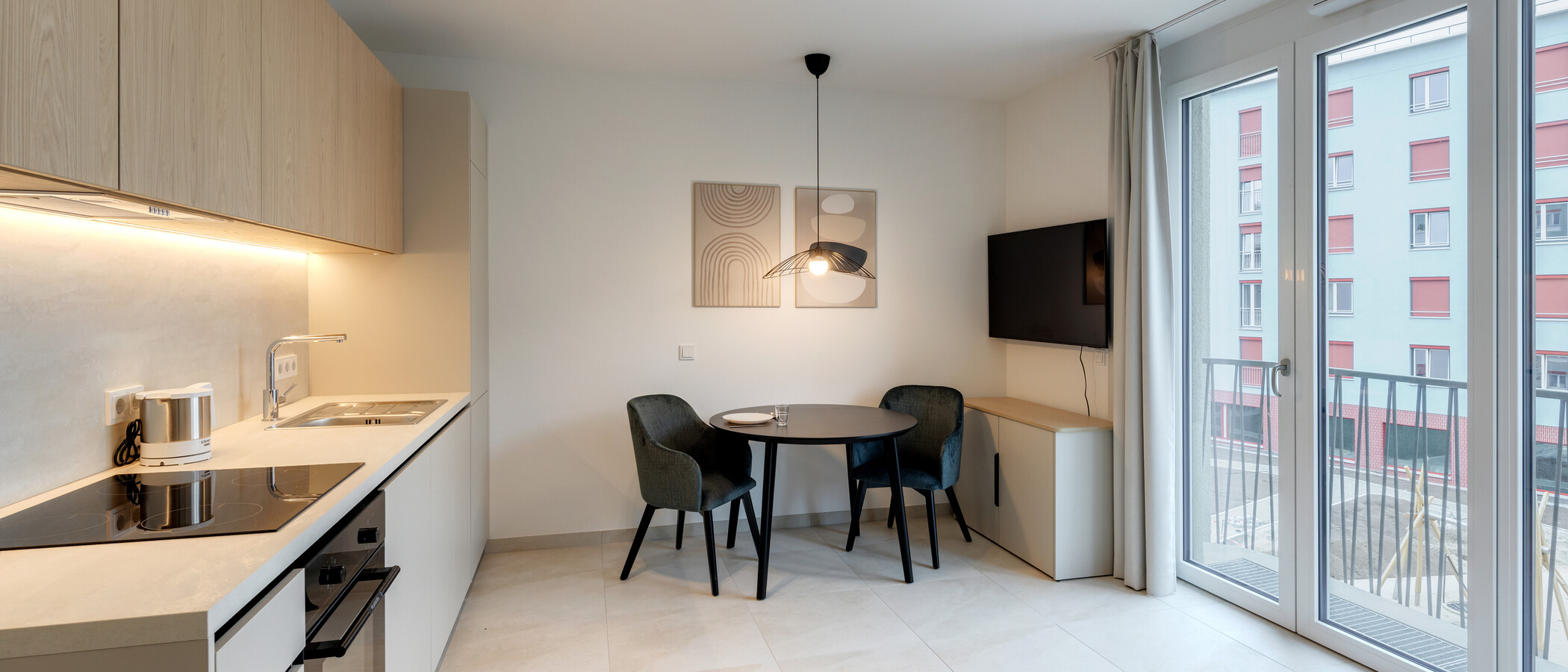 apartamento München Berg am Laim 01 zona de día  14933