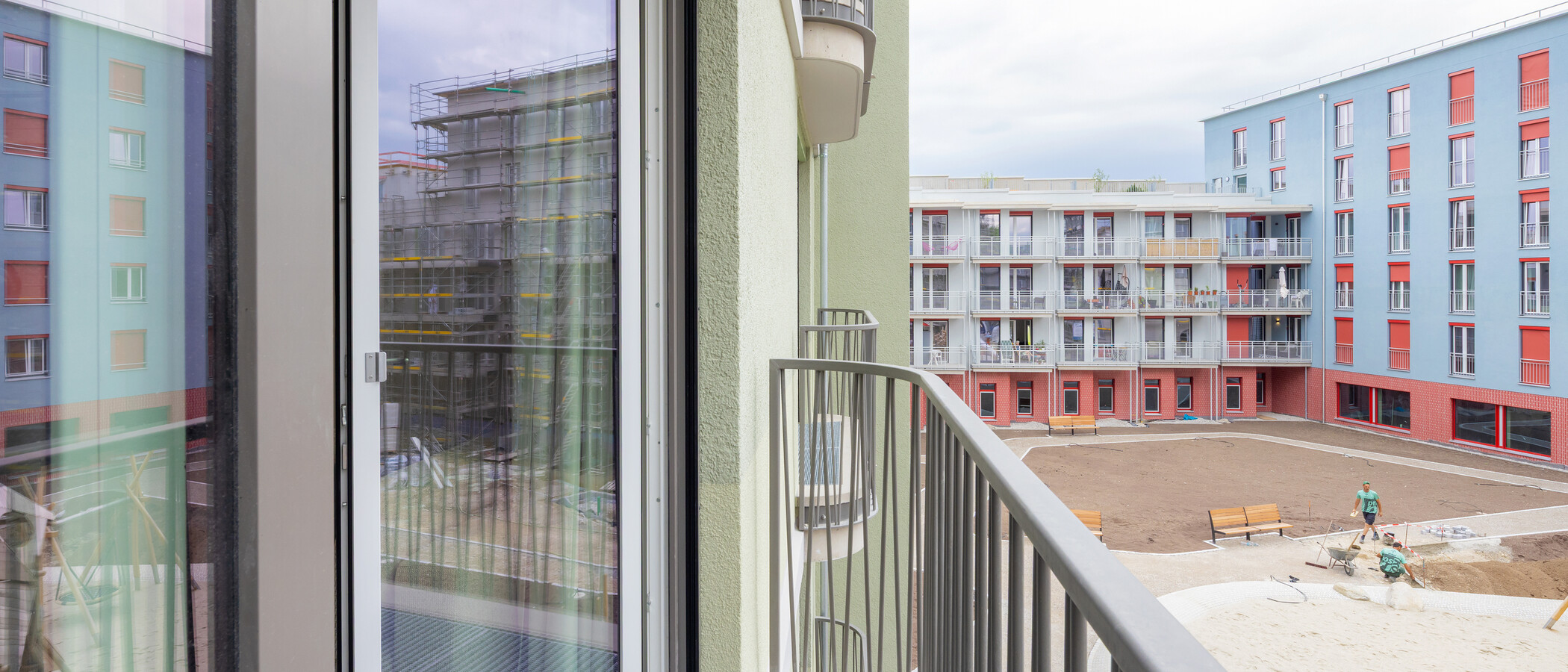 apartamento München Berg am Laim 01 balcón 14934