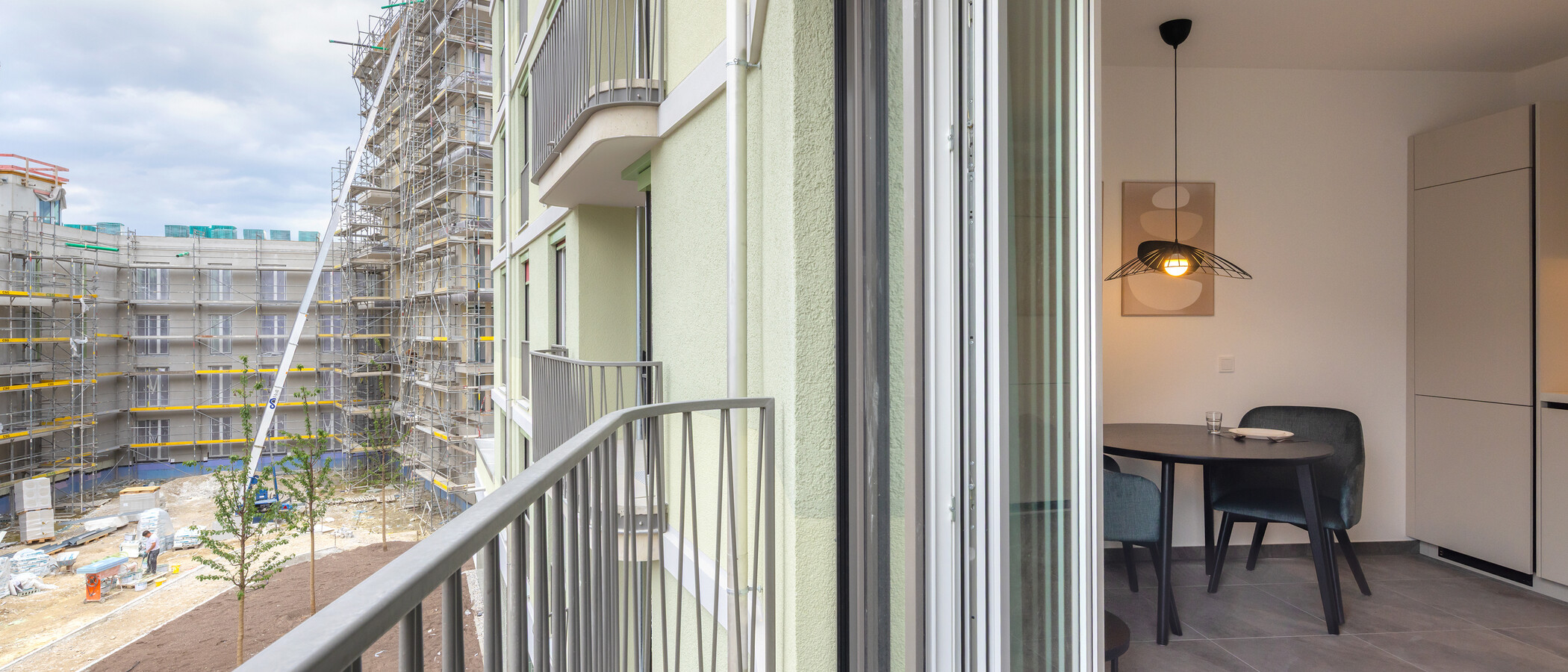 apartamento München Berg am Laim 02 balcón 14934