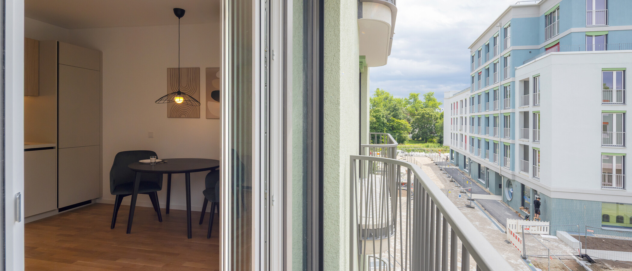 apartamento München Berg am Laim 01 balcón 14935
