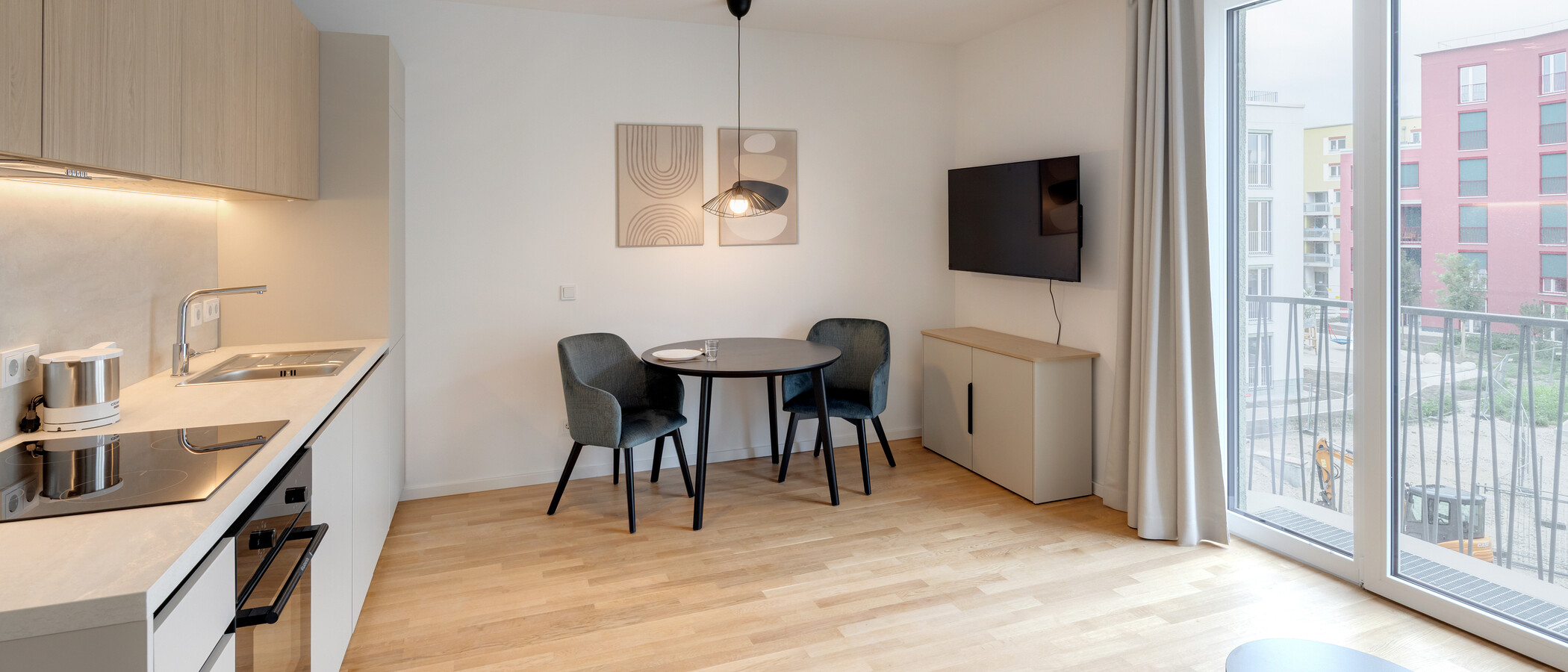 apartamento München Berg am Laim 03 zona de día  14935