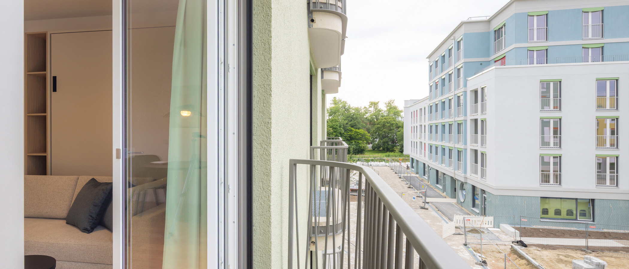 apartamento München Berg am Laim 02 balcón 14936