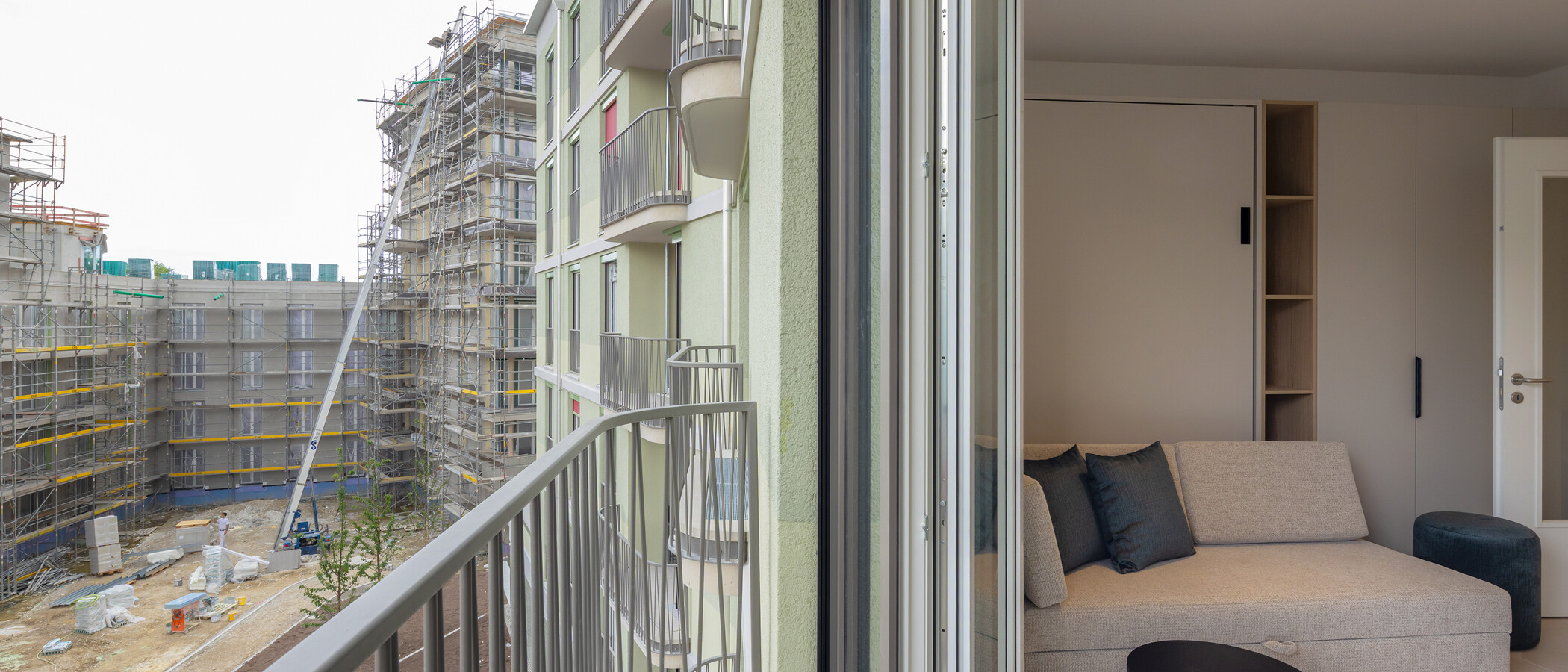 apartamento München Berg am Laim 02 balcón 14937
