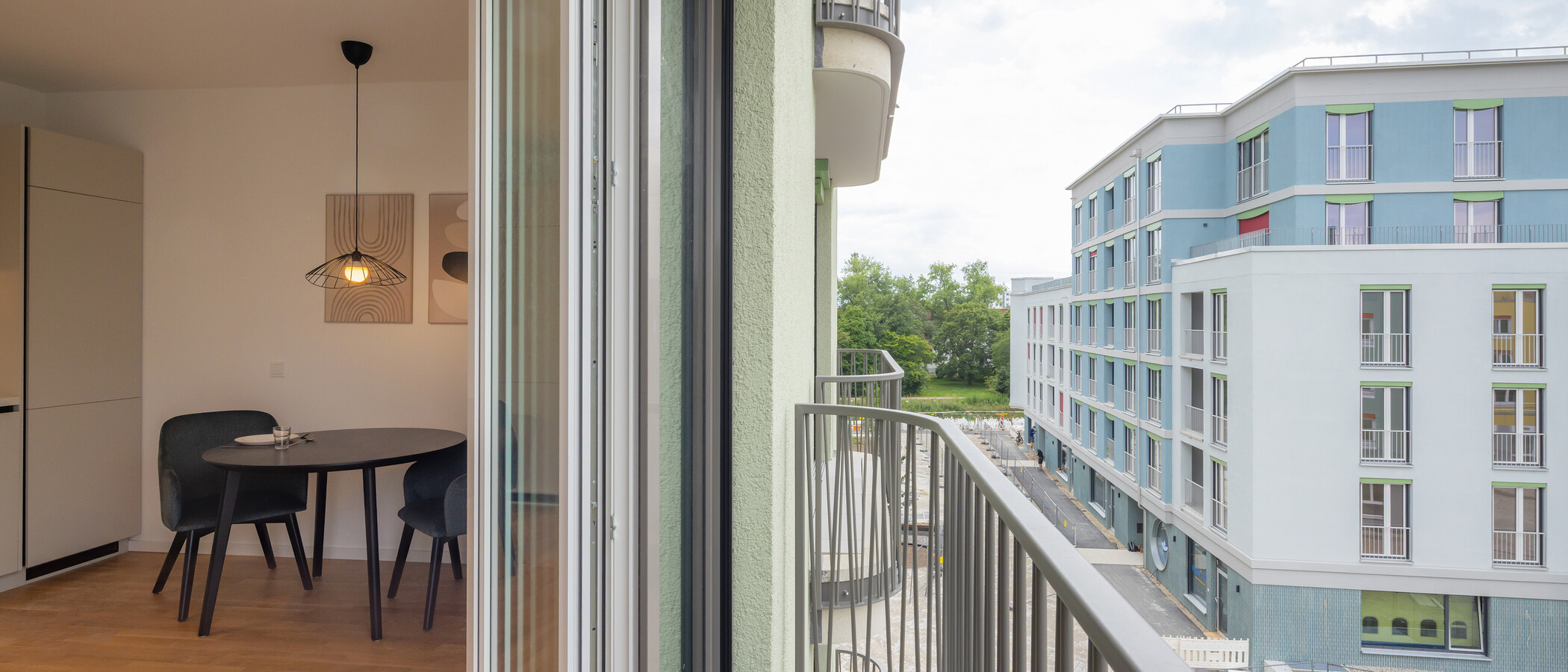 apartamento München Berg am Laim 01 balcón 14938