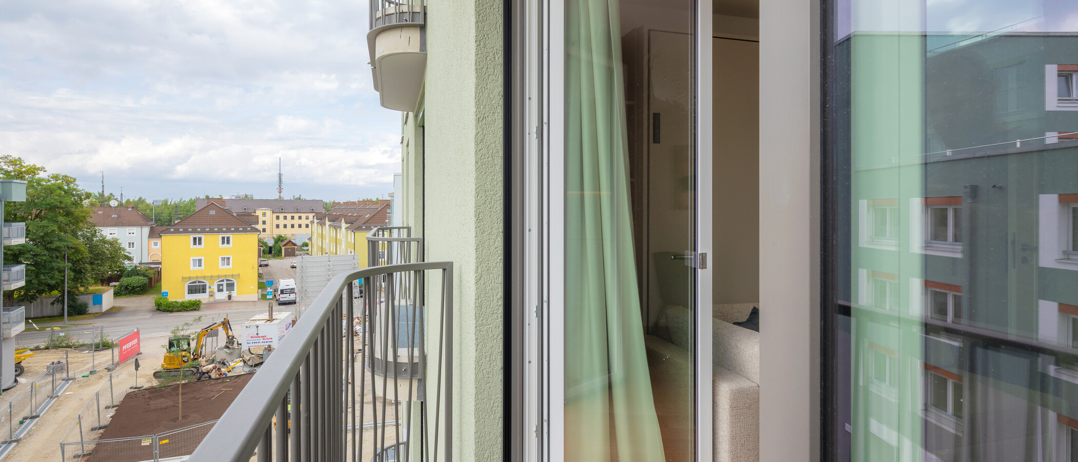 apartamento München Berg am Laim 02 balcón 14938
