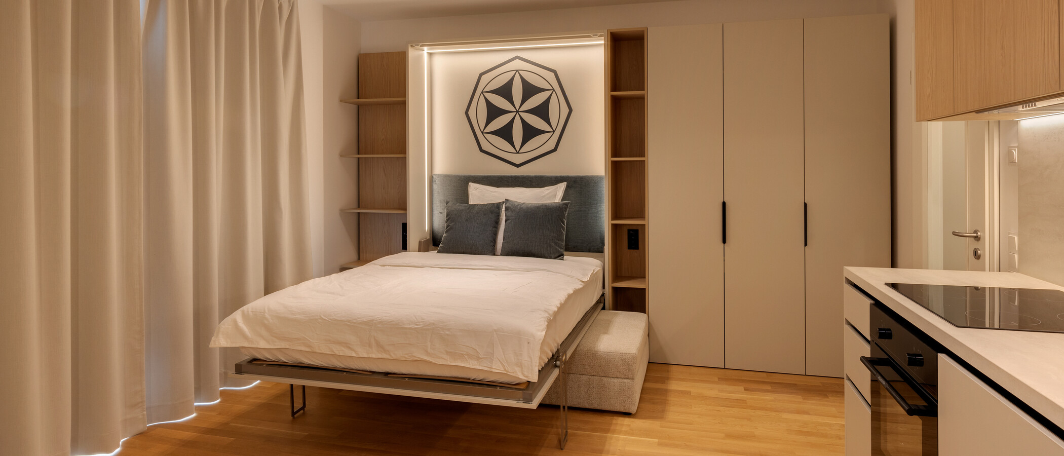 apartamento München Berg am Laim 01 zona de dormir 14938