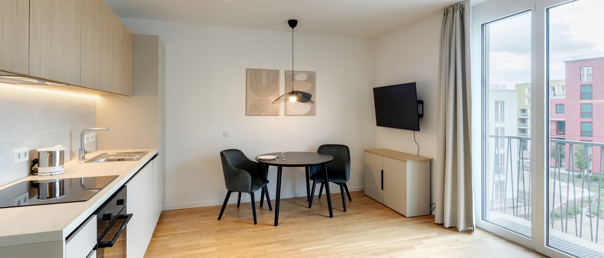apartamento München Berg am Laim 03 zona de día  14938