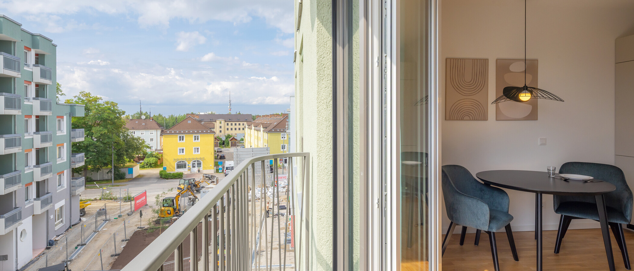apartamento München Berg am Laim 02 balcón 14939