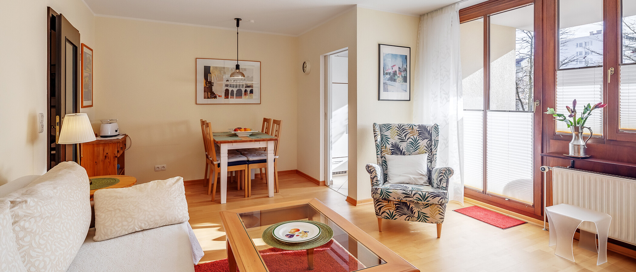 apartamento München Schwabing-Nord (zw. Belgrad- & Leopoldstraße) 03 zona de día  1494